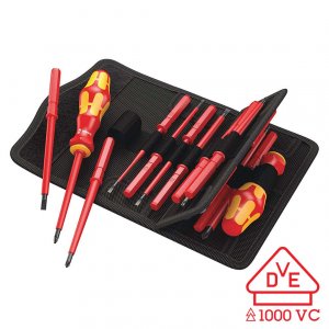 Wera 05059030001 Slottedphillipssquarecabinet 17 Piece Set