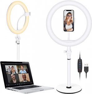 Neewer 10095097 Selfie Ring Light For Laptop Computer, 10