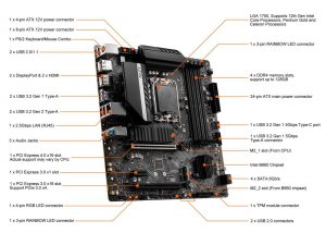 Msi PRO B660M-A DDR4 Mb |pro B660m-a Ddr4 R