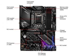 Msi Z490 GAMING EDG WIFI Mb |mpg Z490 Gaming Edge Wifi Rc