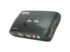 Tripp  2-port Desktop Compact Usb Kvm Switch With Audio  Cable Kit - 2