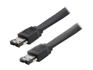 Startech J57452 Shielded External Esata Cable - Sata To Esata Plate - 