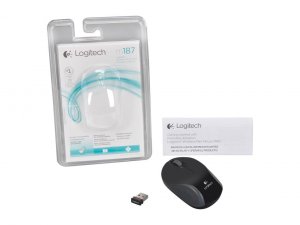 Logitech NZ4714 Wireless Mini Mouse M187 - Optical - Wireless - Radio 