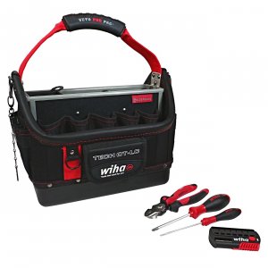 Wiha 91239 Wiha Veto Redstripe Open Tote Kit (11 Piece Set)