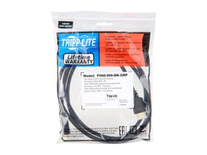 Tripp  High-speed Hdmi Cable W- Gripping Connectors 4k M-m Black 6ft 6