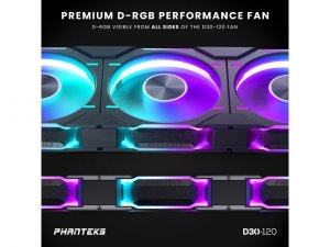 Phanteks PH-F120D30R_DRGB_PWM_BK01 Case  Ph-f120d30r_drgb_pwm_bk01 R