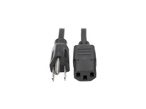 Tripp RA19708 , Computer Power Cord, 10a, 18awg, 125v, Nema 5-15p To I