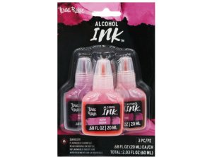 Bulk AD158 Brea Reese 3 Pack 2 Oz Alcohol Ink Paint In Blush, Rose Amp