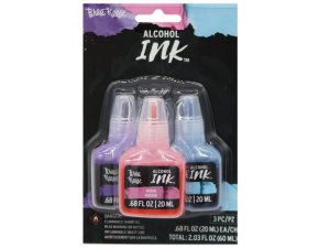 Bulk AD161 Brea Reese 3 Pack 2 Oz Alcohol Ink Paint In Sky Blue, Laven