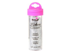 Bulk AD147 Tulip Jewel Silver Fabric Glitter 0.63 Oz.