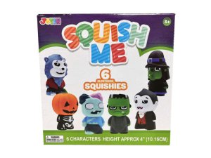 Bulk AD599 Joyin 6 Pack 4quot; Halloween Themed Squishies