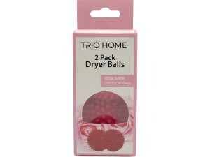 Bulk AD304 Trio Home Two Pack Dryer Balls With Rose Scent