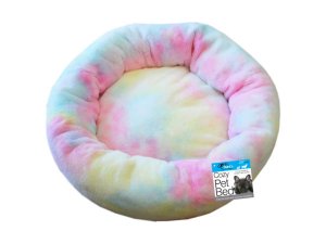 Bulk GA125 24quot; Cozy Tie-dyed Pet Bed