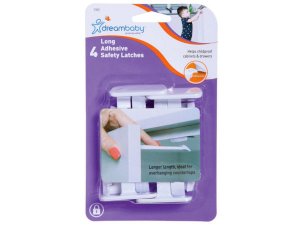 Bulk AC493 4 Pack Child Safety Latches Adhesives