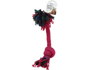 Bulk HC043 Large Cotton Dog Pull Pet Toy With Knot And Fringe