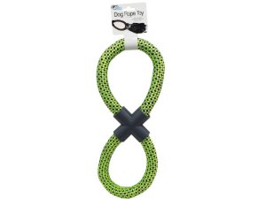 Bulk AB991 15quot; Jumbo Figure-8 Rope Pet Pull Toy