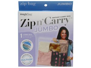 Bulk AC802 Zip N039; Carry Jumbo Instant Carry Bag