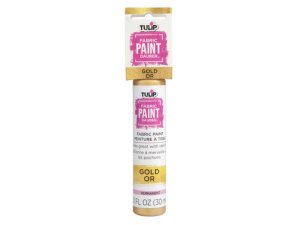 Bulk AC991 Tulip Gold 1oz Fabric Paint Dauber