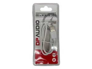 Bulk AD769 Dp Audio 4 Foot Usb To Micro Usb Cable In White Dp Audio 4 