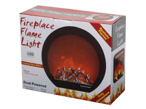 Bulk AB884 Dual-powered Tabletop Led Fireplace Flame Light