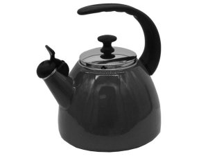 Bulk AD116 2.5 Liter Black Whistling Tea Kettle