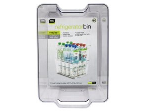 Bulk AC629 12.5quot; X 8.5quot; Clear Medium Stackable Refrigerator Or