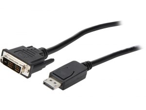 Tripp  Displayport To Dvi-d Adapter Cable Dp W Latches Mm 1080p 15ft D