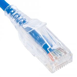 Cablesys ICC-ICPCSN01BL Patch Cord- Cat 6 Slim Clear Sr 25pk 1ft