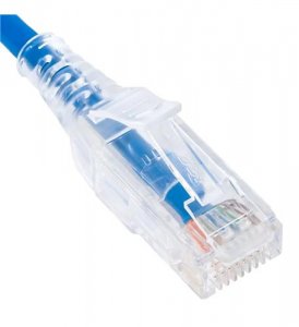 Cablesys ICC-ICPCSN05BL Patch Cord- Cat 6 Slim Clear Sr 25pk 5ft