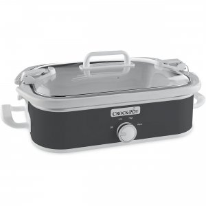 Crock-pot SCCPCCM350-G Crockpot 3.5 Quart Rectangular Casserole Slow C