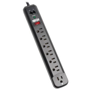 Tripp TLP76RBTEL Surge Protector Power Strip 120v Right Angle 7 Outlet