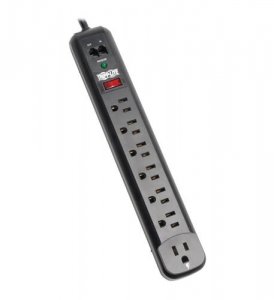 Tripp TLP76RBTEL Surge Protector Power Strip 120v Right Angle 7 Outlet