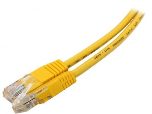 Tripp '115563 7ft Cat5e - Cat5 350mhz Molded Patch Cable Rj45 M-m Yell