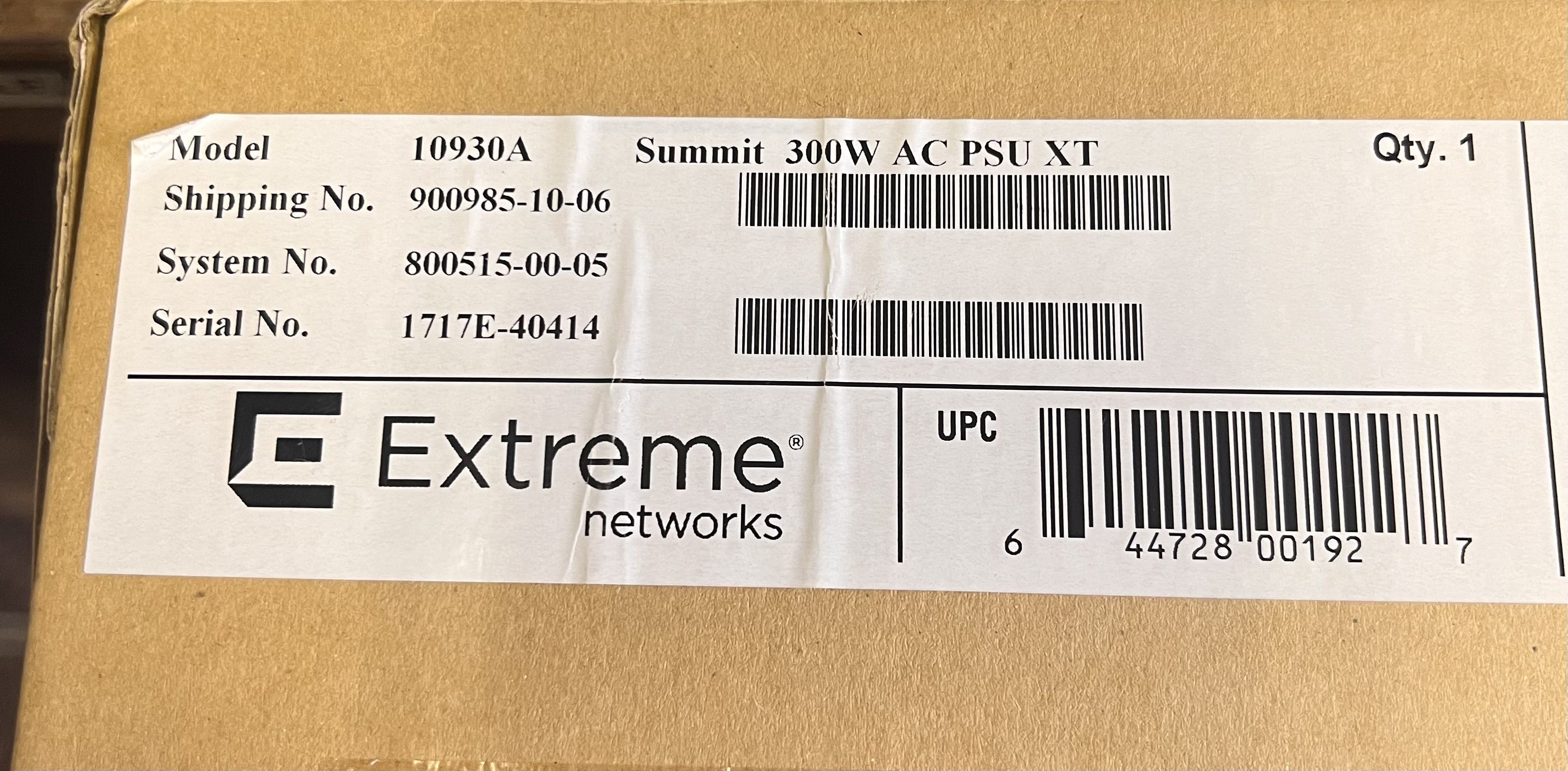 Extreme Networks-10930A