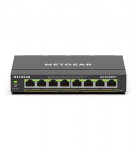 Netgear GS308EPP-100NAS 8 Port Gb Hp Poe Smart Plus