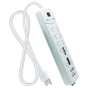 Digital DSS5-1021-WHT 15ft 2usb Hvy Dty Srg Wht