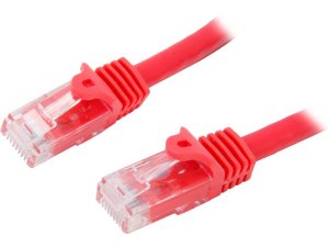 Startech CT8857 10ft Cat6 Ethernet Cable - Red Snagless Gigabit - 100w