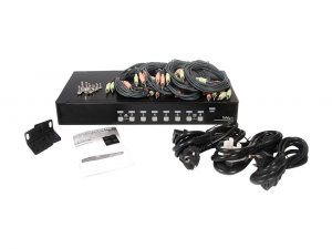 Startech CN6221 8 Port Rackmount Usb Vga Kvm Switch W Audio - Control 