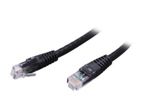 Startech C6PATCH15BK 15ft Cat6 Ethernet Cable - Black Molded Gigabit -