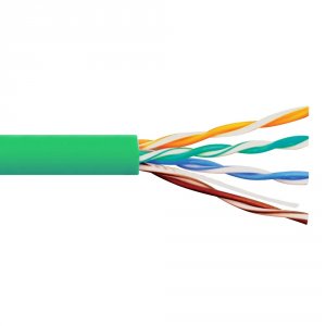 Cablesys ICC-ICCABT6VGN C6 500 Utp Sld Cbl 23g 4p Cmp- 1k Green