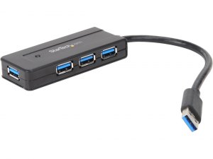 Startech  4 Port Usb 3.0 Hub Superspeed 5gbps W Fast Charge - Portable