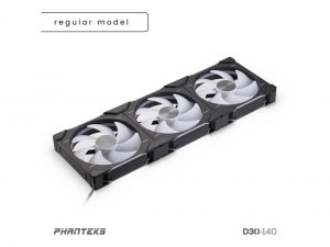 Phanteks PH-F140D30_DRGB_PWM_BK01_3P Case Fan  Ph-f140d30_drgb_pwm_bk0