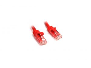 Startech DM7793 50ft Cat6 Ethernet Cable - Red Snagless Gigabit - 100w