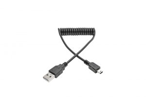 Tripp 6B4706 6ft Hi-speed Usb 2.0 To Mini-b Cable Coiled Usb A-mini-b 