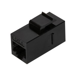 Vericom MKJ6U-01352 Kest Cplr Cat6 Unshld Blk