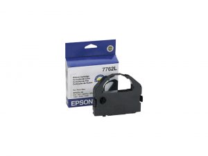 Original Epson 7762L Ribbon Cartridge - Black - Lq-670 Impact Printer;