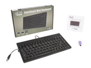 Adesso BF7774 Nic Akb-110b Easytouch Mini External Usb Wired Keyboard 