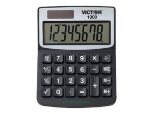 Victor FDCACORE1000USB Victor 1000 Mini Desktop Calculator - Large Lcd