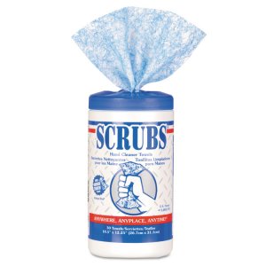 Itw DIX 08020 Scrubs In-a-bucket Hand Cleaner Towels - 12 X 10 - Blue 