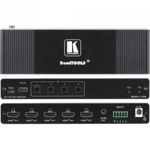 Kramer 20-80548090 Vs-411x 4x1 4k Hdr Hdmi Auto Switcher